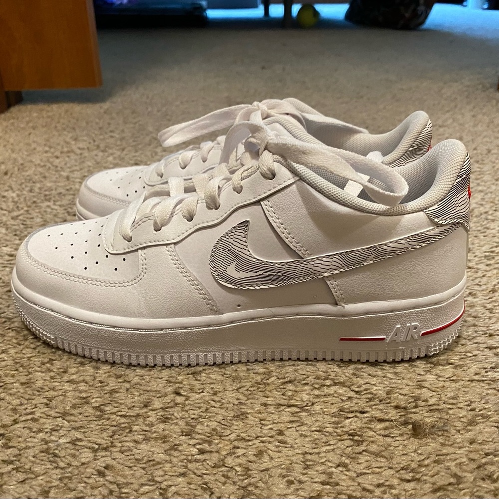 Nike Air Force 1 with Red Accent